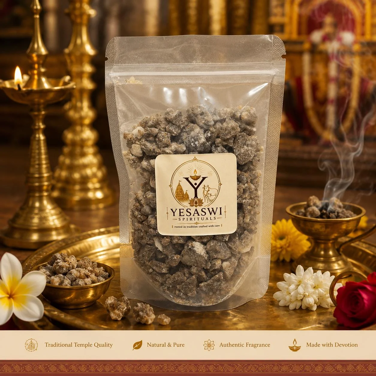 VEDA SUGANDHA SAMBRANI (LOBAN) — Sanatana Dharma puja item from Yesaswi Spirituals