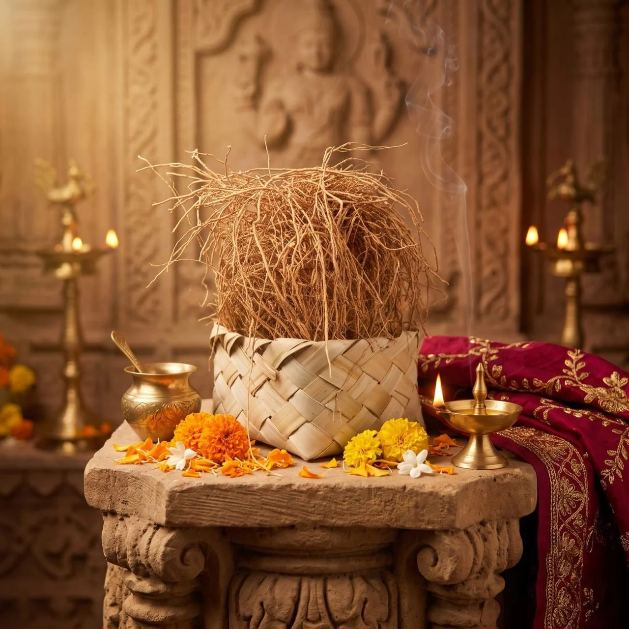 వట్టివేరు (Vetiver/Khus)